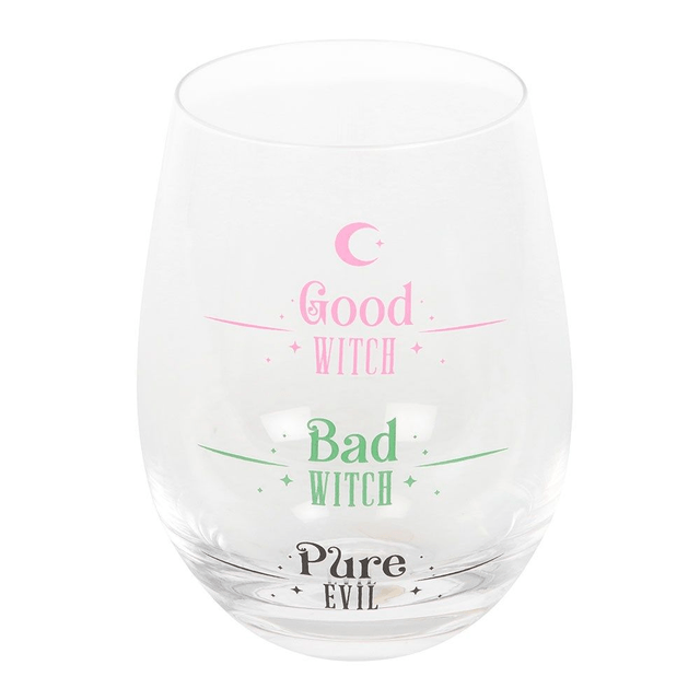 Verre sans pied "Bonne sorcière, mauvaise sorcière"