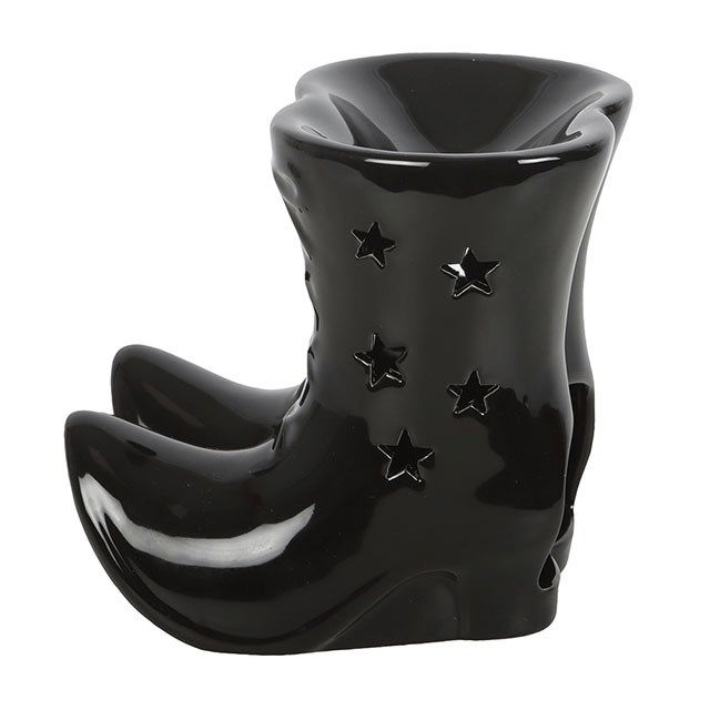 Brûleur à huile Bottes de sorcière noires