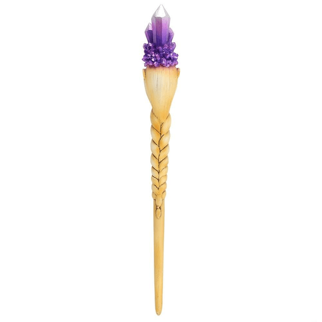 Baguette de déesse en cristal violet