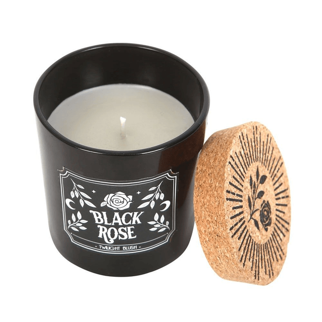 Bougie Twilight Blush à la rose noire