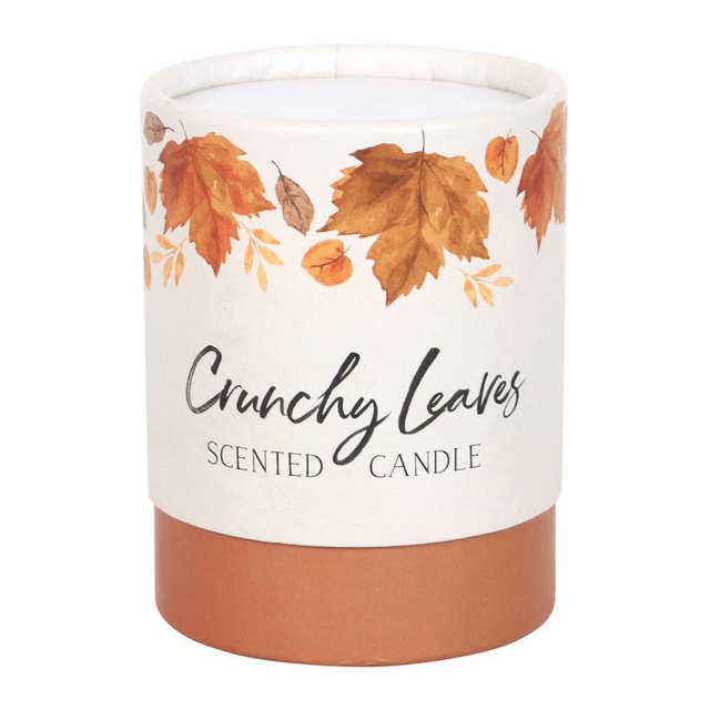 Bougie d'automne aux feuilles croquantes