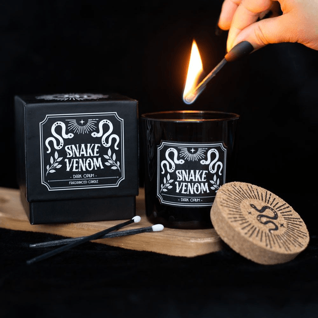 Bougie Opium Noir au Venin de Serpent