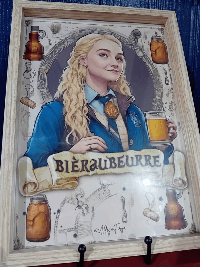 Cadre "Bière au beurre" Luna