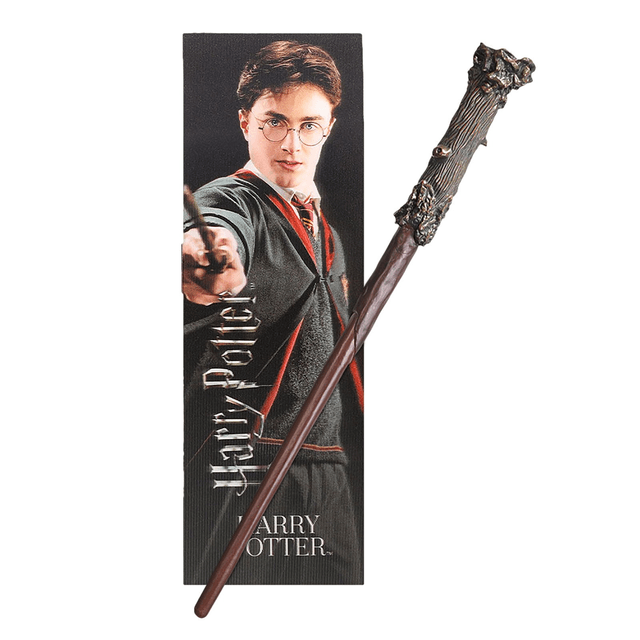 Baguette magique de Harry Potter avec marque page