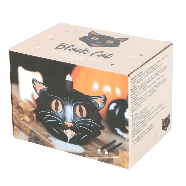 Brûleur d'encens à refoulement Black Cat