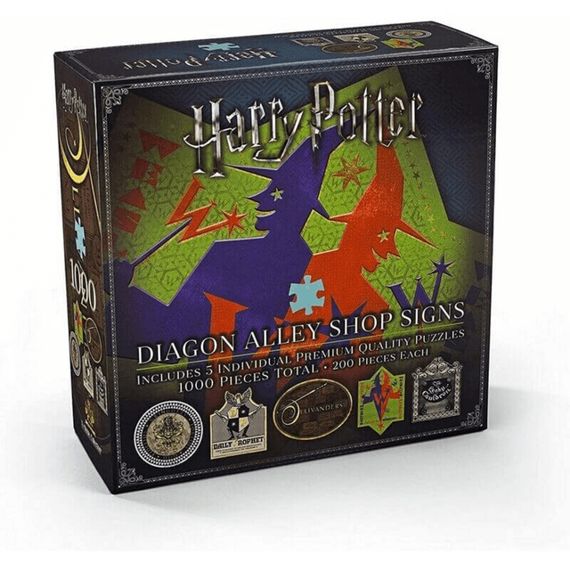 Puzzle - Les enseignes du Chemin de Traverse - Harry Potter