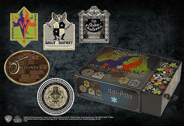 Puzzle - Les enseignes du Chemin de Traverse - Harry Potter