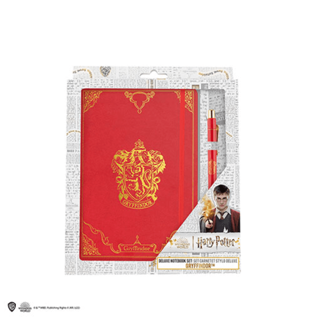 Carnet deluxe et stylo Gryffondor - Harry Potter