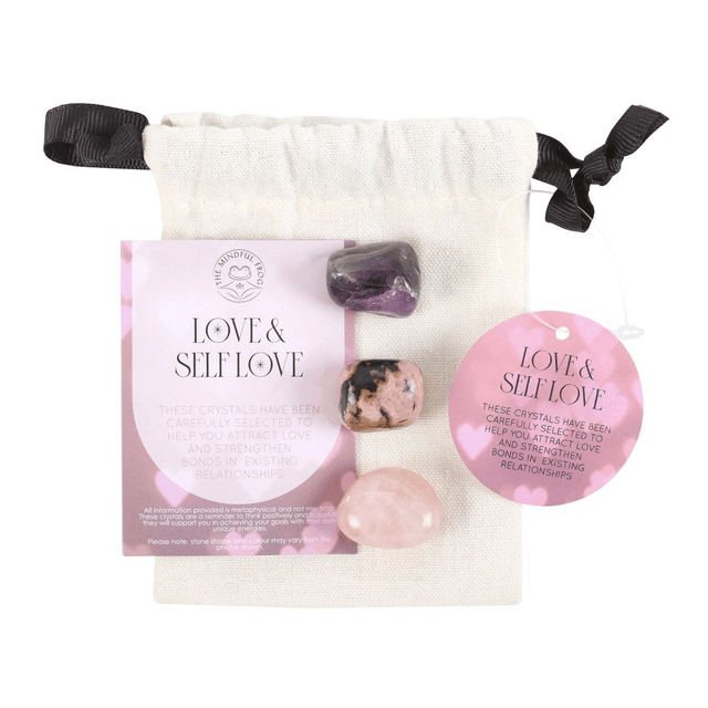 Coffret de cristaux pour l'amour et l'amour de soi