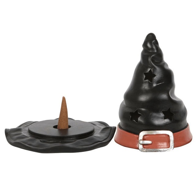 Brûleur d'encens chapeau de sorcière.