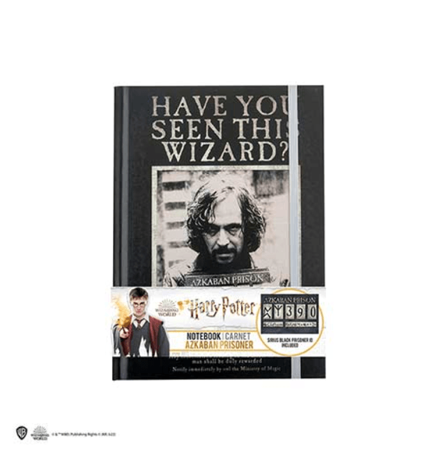 Carnet rigide et marque-page - Sirius Azkaban