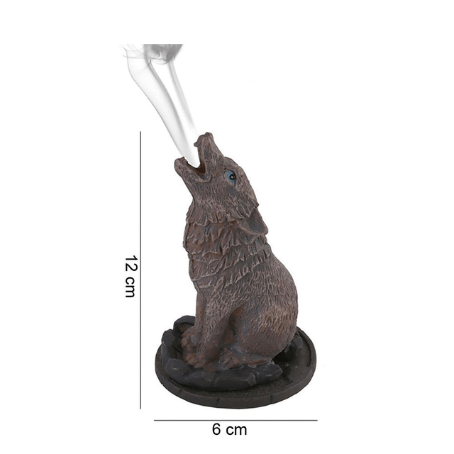 Porte-cône d'encens Wolf par Lisa Parker