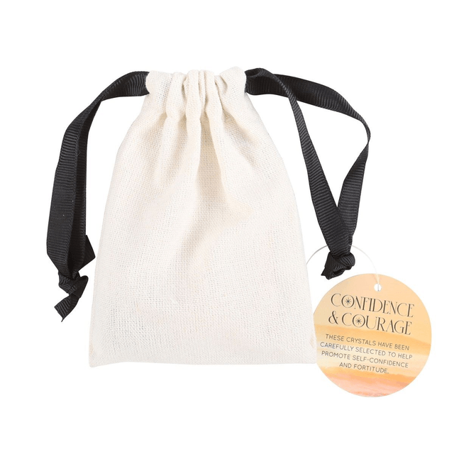 Sac de pierres pour la confiance et le courage