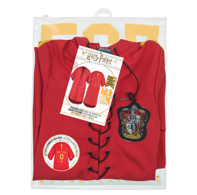 Robe de Quidditch "Taille M" Gryffondor personnalisable - Harry Potter