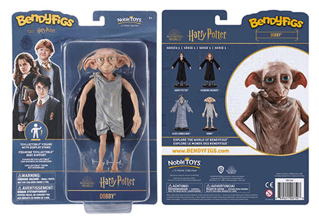 Dobby - figurine Toyllectible avec support Bendyfigs - Harry Potter