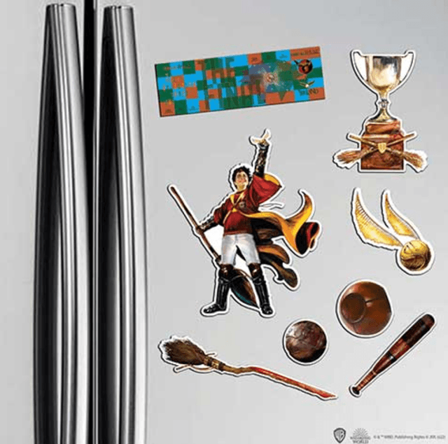 Plaque de 8 magnets mousse Quidditch - Harry Potter