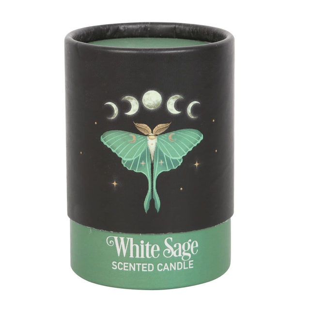 Bougie à la sauge blanche Luna Moth