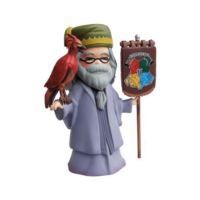 Figurine de Dumbledore et Fumseck Plastoy Chibi Harry Potter
