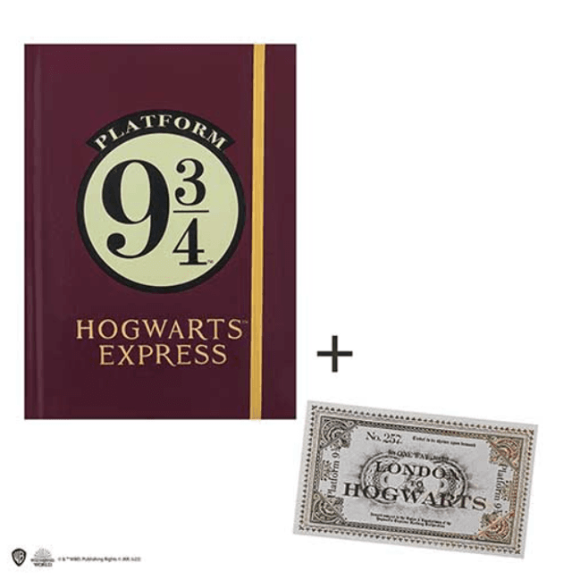 Carnet rigide et marque-page - Poudlard Express
