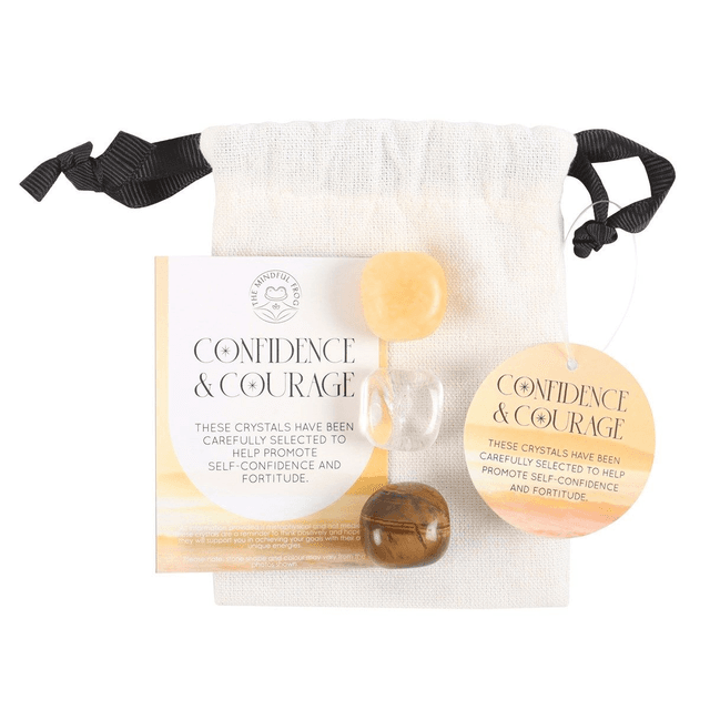 Sac de pierres pour la confiance et le courage