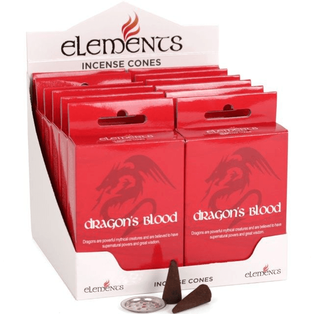 1 paquet de cônes d&#039;encens Elements &quot;Sang de dragon&quot;