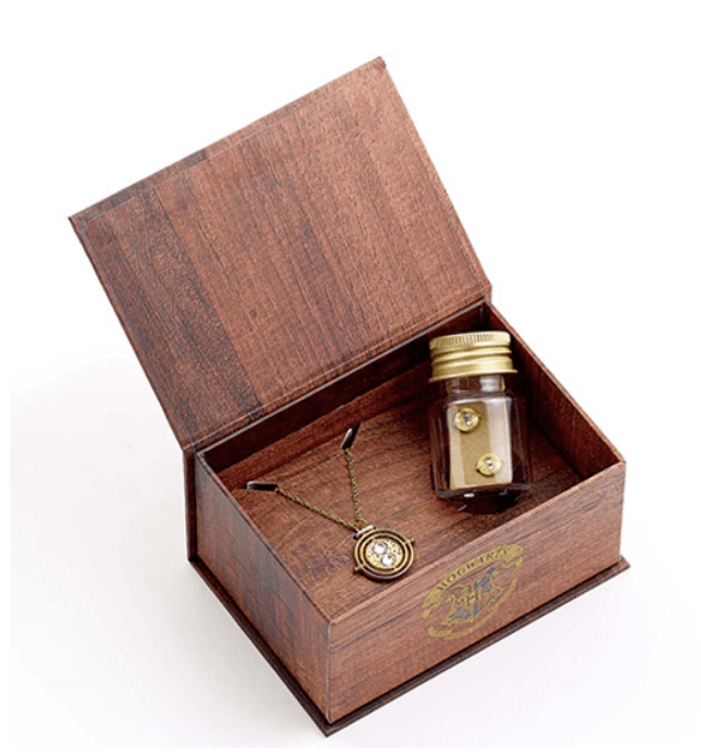 Coffret cadeau Collier et Boucles d’oreilles Retourneur de Temps - Harry Potter