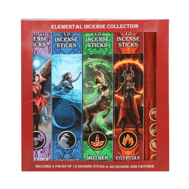 Collection de bâtonnets d&#039;encens Elemental par Anne Stokes