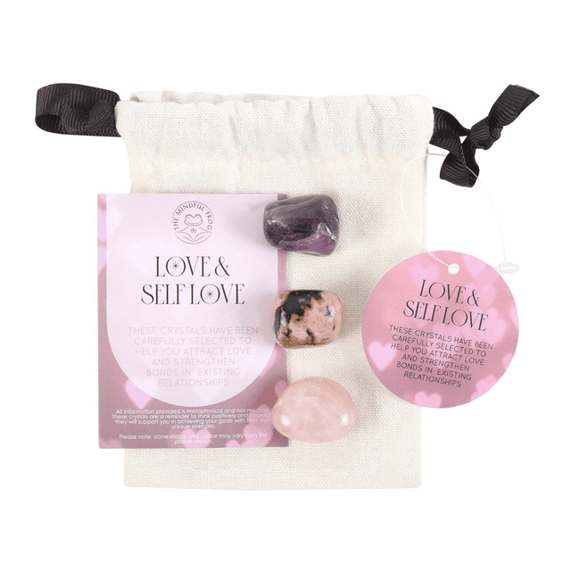 Coffret de cristaux pour l&#039;amour et l&#039;amour de soi