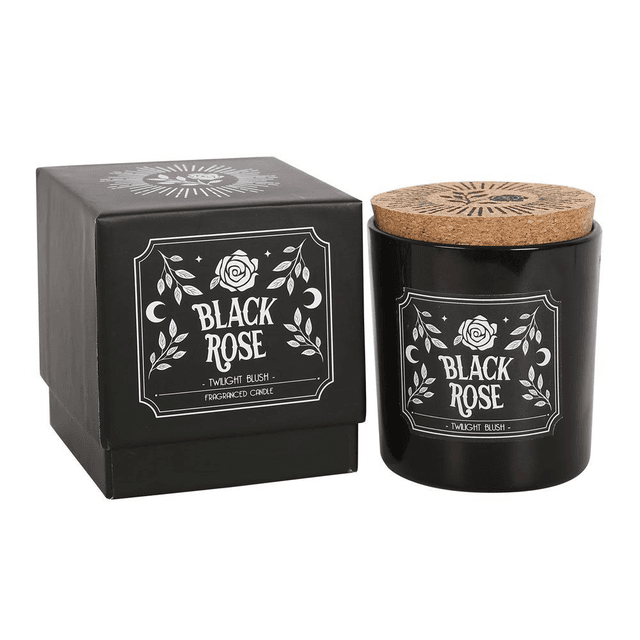 Bougie Twilight Blush à la rose noire