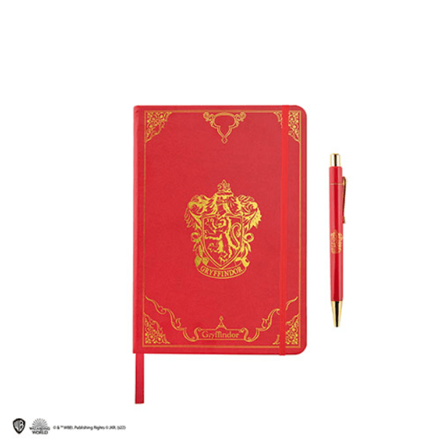 Carnet deluxe et stylo Gryffondor - Harry Potter