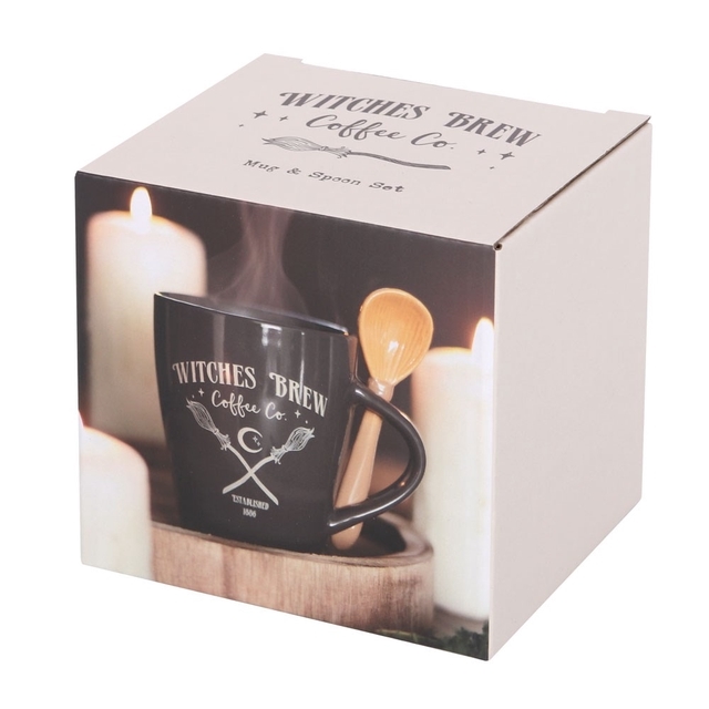 Ensemble tasse et cuillère Witches Brew Coffee Co.